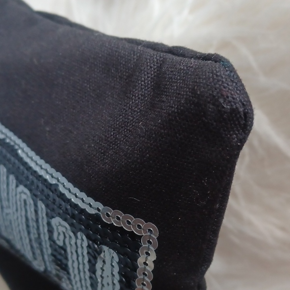 Victoria's Secret Black Sequin Clutch - Picture 7 of 11